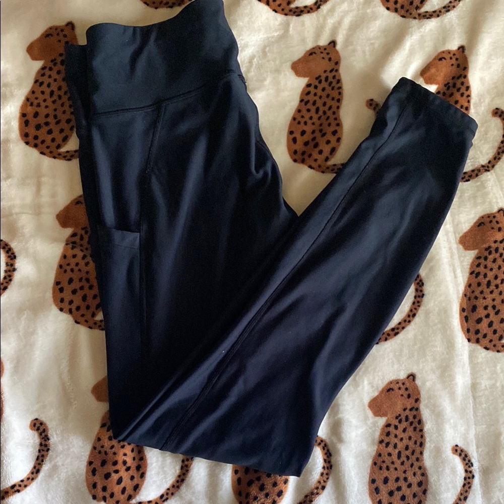Fabletics Cold Weather Black High-Waisted leggings